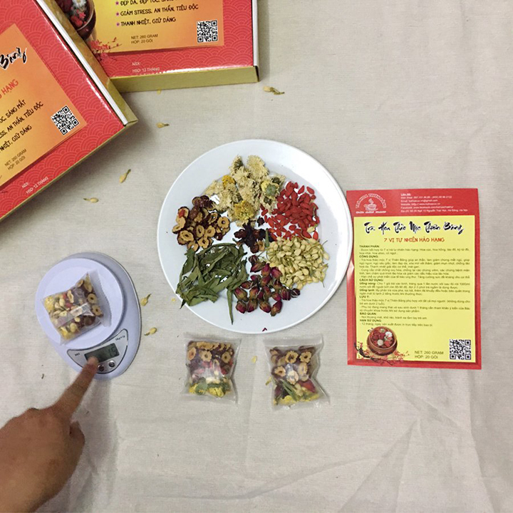 Trà Dưỡng Nhan 7 Vị Thảo Mộc - Ảnh 2